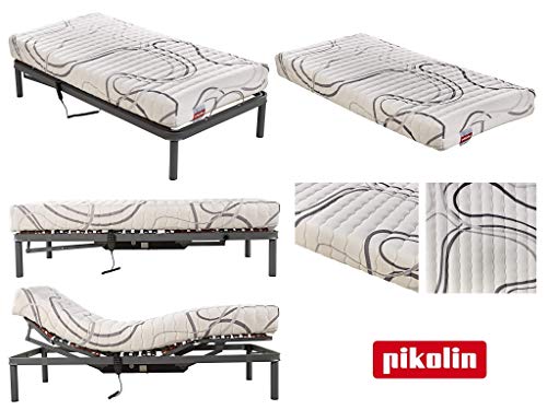 PIKOLIN Colchón articulado Pole Látex 100% 80x190cm