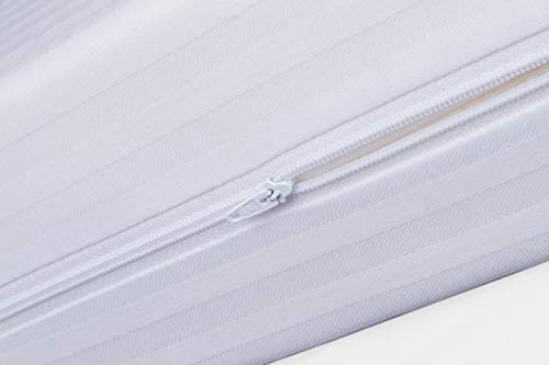 Pikolin Home - Funda de colchón cutí 100% algodón sanforizado antiencogimiento para cuna, transpirable y con cremallera en L