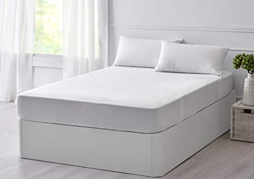 Pikolin Home - Protector de colchón de punto de bambú con membrana impermeable, hípertranspirable y con propiedades antibacterianas