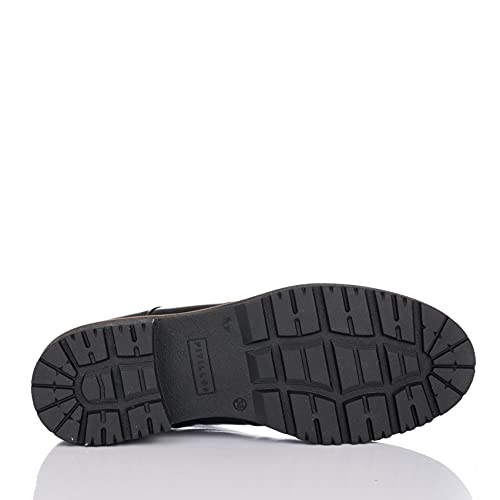PITILLOS 1090 Zapato Cordones Charol Mujer Negro 37