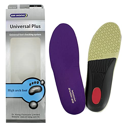 Plantilla ortopédica pies cavos severos, alivio fascitis plantar, durezas, callos, soporte puente alto, metatarsalgia, pies pronadores. Transpirable, hipoalergénica y reciclable. (38)