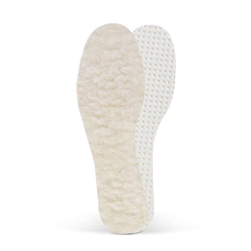 PLANTILLAS DE LANA Botas o Zapatos Repuesto de Plantillas de Invierno para Hombre y Mujer, Plantillas Interiores, Accesorios, de Kaps (L5-38)