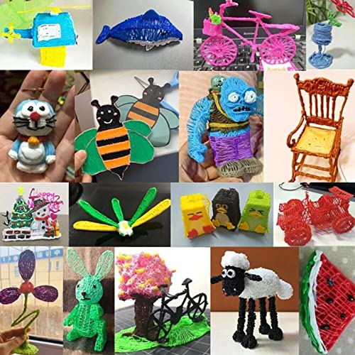 Pluma de Impresión 3D con Impresion 3D Inteligente Compatible con PLA y ABS, Manual de dibujo Incluido, Pantalla LCD, 3D Pen Juguetes/Regalos para Niños… (Rosa)