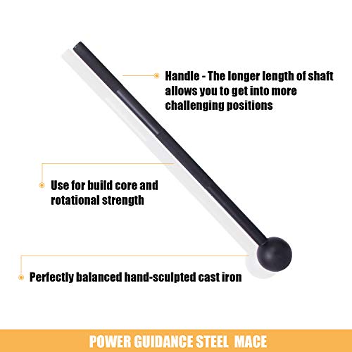 POWER GUIDANCE Mace Bell Martillo de Entrenamiento Clubbell (2.5kg)