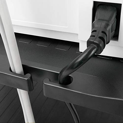 PrimeMatik - Mesa auxiliar para impresora Carro con ruedas con pasacables (AG062)