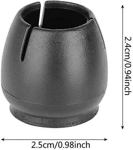 Protectores para Patas de Silla, Protectores de Silicona para Muebles para Piernas Silla Protectores Piso - Punta Silla Antirayaduras- Almohadilla de Patas de Sillas, Tamaño 17-21mm