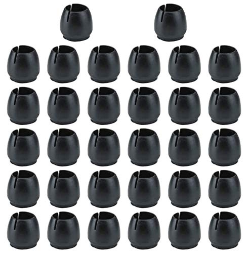 Protectores para Patas de Silla, Protectores de Silicona para Muebles para Piernas Silla Protectores Piso - Punta Silla Antirayaduras- Almohadilla de Patas de Sillas, Tamaño 17-21mm