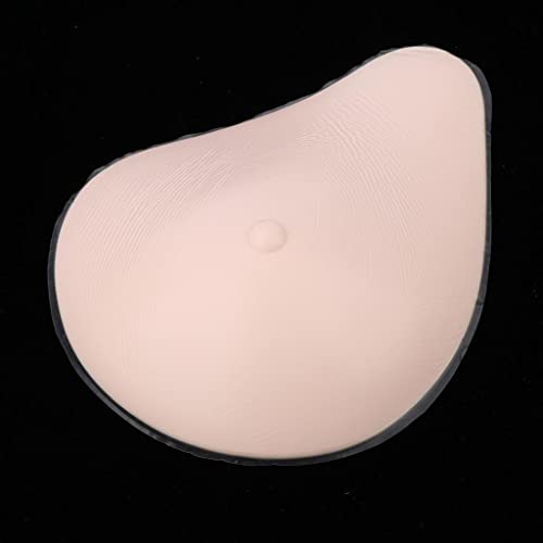 Prótesis Mamaria Falso Forma de Seno de Silicona Inserción de Pecho de Mastectomía Relleno de Sujetador para Travestis Cosplay - Carne, Izquierda 168g