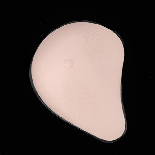 Prótesis Mamaria Falso Forma de Seno de Silicona Inserción de Pecho de Mastectomía Relleno de Sujetador para Travestis Cosplay - Carne, Izquierda 168g