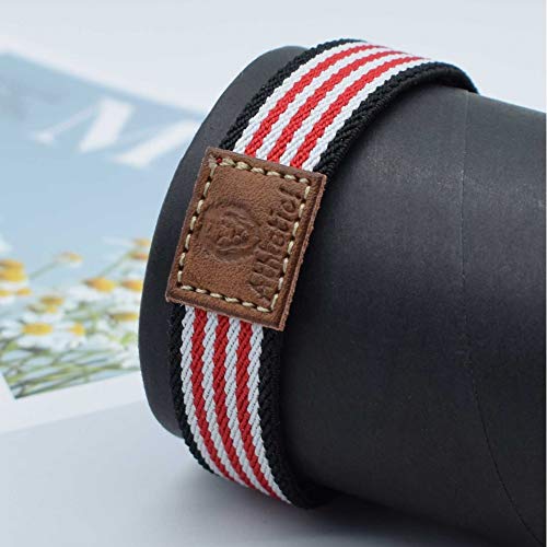 Pulsera de Hombre y Mujer de Tela del Athletic de Bilbao. Brazalete hinchas del fútbol, elástico y sin Cierre.