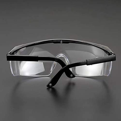 Qudicq Plegable Gafas Protectoras, Gafas de Seguridad, Gafas a Prueba de Polvo, para Uso Industrial, Agrícola o de Laboratorio