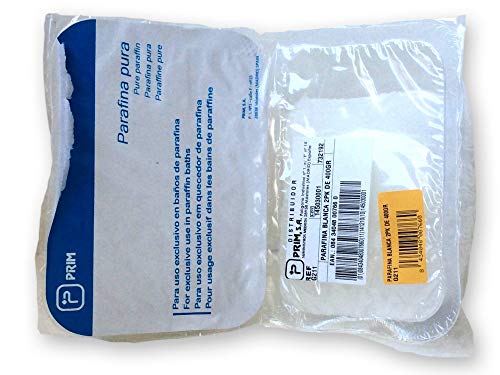 Queraltó QE-00038/06 - Pastillas de parafina blanca 800 gr. 2 bloques de 400 gr. Cada uno.