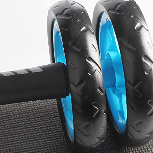 Quesuc Abdominales Rueda Ab Roller Wheel, Rodillo Deportivo, Rodillo Entrenador De Músculos Abdominales Para El Hogar, Apto Para Principiantes y Deportistas Profesionales-Rodilleras De Fitness Estera