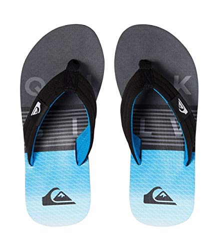 Quiksilver Molokai Layback Youth, Zapatos de Agua, Black Grey Blue, 37 EU