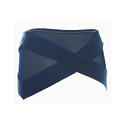 REAPP Corrección de Cadera Postura Corrector de Correos Slim Pelvic Girdle Partidario Transpirable para Pelvis (Color : Azul, Size : L)