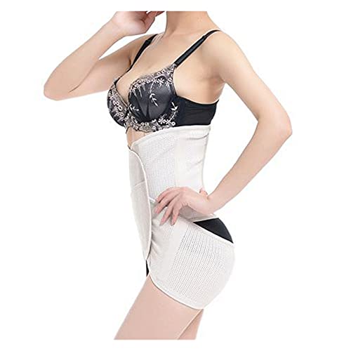 REAPP Postparto Belly Wrap Recovery Band Band Band Band Back Back Soporte Soporte de la Cintura Shapewear Post Pregnancy (Color : Beige, Size : M)