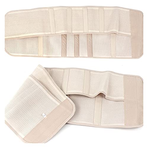 REAPP Postparto Belly Wrap Recovery Band Band Band Band Back Back Soporte Soporte de la Cintura Shapewear Post Pregnancy (Color : Beige, Size : M)
