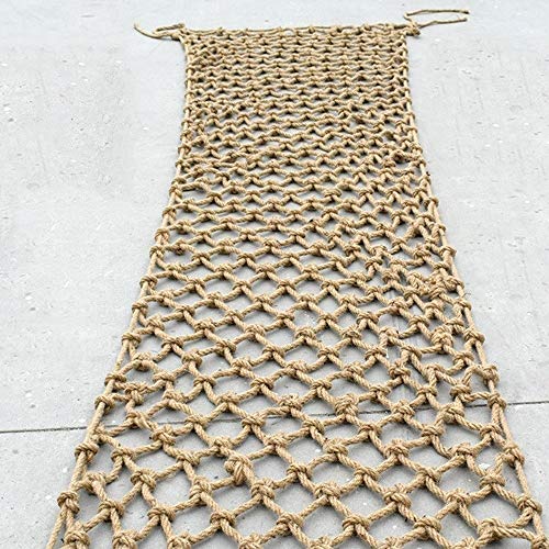 Red De Cuerda De Cáñamo De Protección De Seguridad - Red De Protección De Malla Decorativa Para Interiores Y Exteriores Red De Barandilla De Escalera De Cuerda De Cáñamo De Yute Red De Cáñamo Multifun