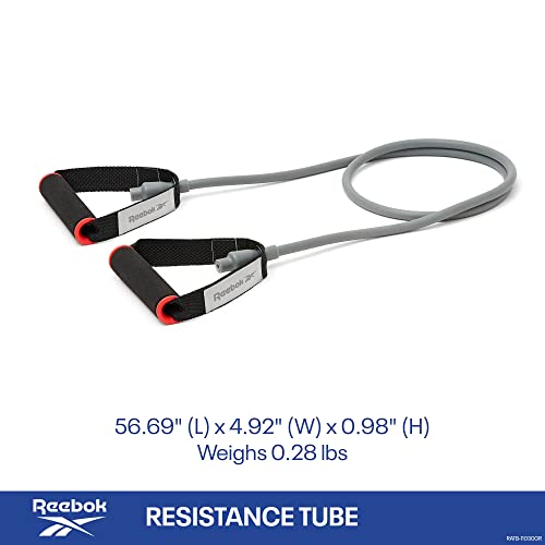Reebok RATB-11030GR Tubo de Resistencia, Adultos Unisex, Gris, Ligero
