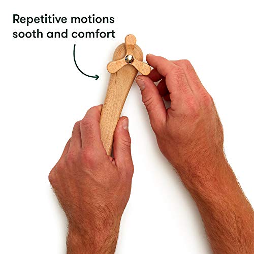 Relish Juguete de madera Turn Fidget Widget - Alzheimers & Demencia Sensorial, ayuda para ancianos/personas mayores