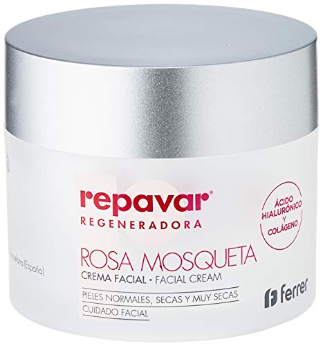 Repavar Regeneradora Crema Facial Antiedad con Rosa Mosqueta 50 Ml