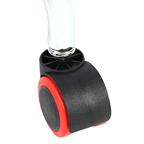 Restokki Silla de SPA Masaje de Altura Ajustable salón Taburete Giratorio con Ruedas Tatuaje Masaje Silla de SPA Negro