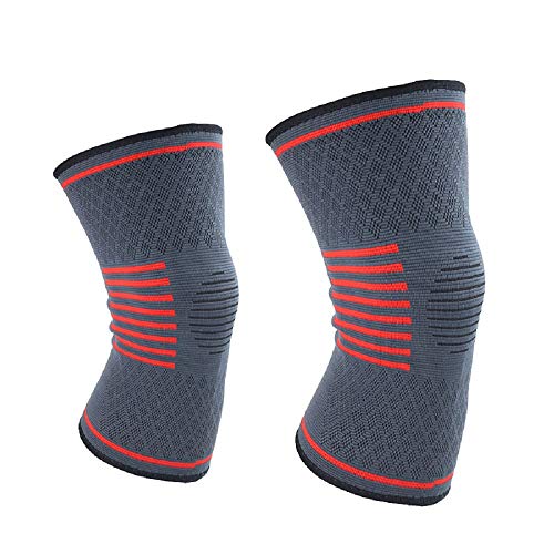 Rodillera de Compresión Para Artritis, Dolor de Articulaciones de Rodilla, Mantiene la Forma al Correr, Gimnasio, Entrenamiento, Deportes, 2 Unidades-XL