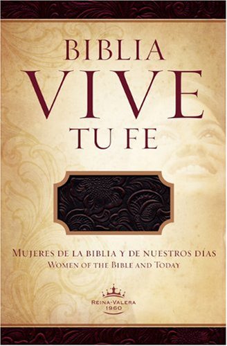 RVR 1960 Biblia Vive tu Fe, arándano agrio piel fabricada