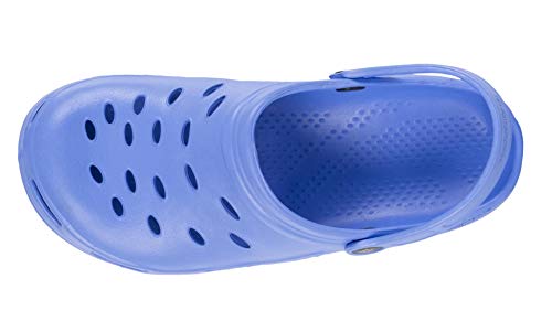 S-ROX WORKTEAM - Zueco Ultraligero. Ergonómico, en plástico EVA. Anatómico, con cámara ortopédica. Avanzado Sistema de ventilación. Resistente a l Unisex Celeste 39