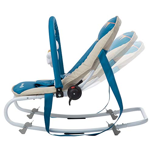 Safety 1st Koala - Hamaca bebé reclinable con Funcion mecedora y Arco de juego, Desde el nacimiento hasta los 6 meses (hasta 9 kg), Ligera, plegable y compacta, Color Happy Day 2