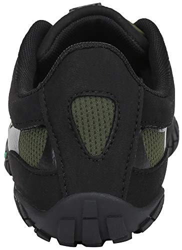 SAGUARO Zapatillas de Minimalistas Hombre Mujer Zapatillas de Deporte Exterior Interior para Buceo Snorkel Surf Piscina Playa Vela Mar Río Aqua Cycling Deportes Acuáticos,Verde 44 EU