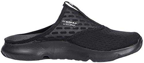 Salomon Reelax Slide 5.0 Mujer Zapatos de recuperación, Negro (Black/Black/Black), 38 EU