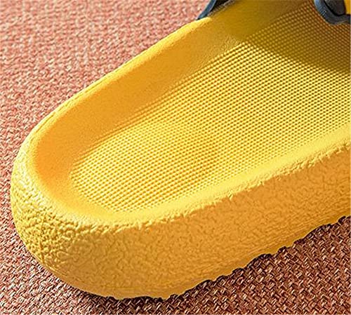 Sandalias de plataforma de frutas de dibujos animados Zapatillas Zapatillas de ducha Zapatillas antideslizantes de secado rápido,gris,39-40