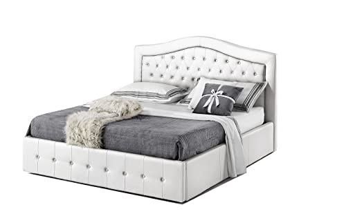 sardamaterassi - Kit cama contenedor motorizado eléctrico + 2 colchones de espuma viscoelástica gratis