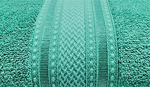 Sasma Home -Toalla de baño Jumbo de Lujo de 700 gsm (100x170 cm) Toalla de baño 100% algodón Altamente Absorbente - Toalla de baño Extragrande de Secado rápido súper Suave (Verde mar)