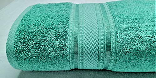 Sasma Home -Toalla de baño Jumbo de Lujo de 700 gsm (100x170 cm) Toalla de baño 100% algodón Altamente Absorbente - Toalla de baño Extragrande de Secado rápido súper Suave (Verde mar)