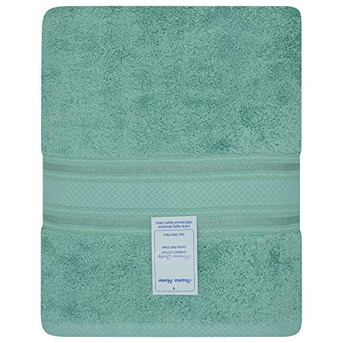 Sasma Home -Toalla de baño Jumbo de Lujo de 700 gsm (100x170 cm) Toalla de baño 100% algodón Altamente Absorbente - Toalla de baño Extragrande de Secado rápido súper Suave (Verde mar)
