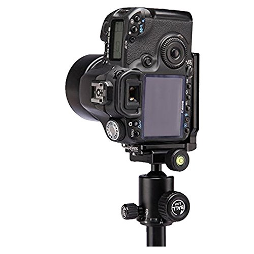 Selens L-M Universal 1/4" Tornillo L Forma Placa de liberación Rápida Soporte Bracket para Canon Nikon Sony Cámaras