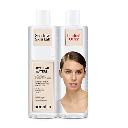 Sensilis Ritual Care - Agua Micelar 5 en 1 Limpiadora, Desmaquillante, Tonificante, Hidratante y Calmante - Sin Alcohol, con Ácido Hialurónico y Vitamina E - 800ml