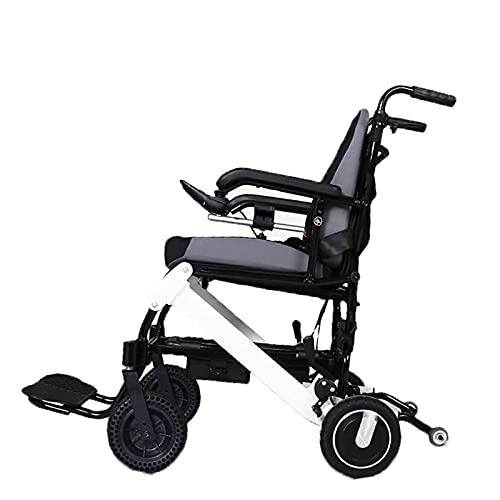 Silla de Ruedas eléctrica, Silla de Ruedas eléctrica Plegable y Liviana para Todo Terreno, Silla de Ruedas eléctrica Plegable, Adecuada para Todo Tipo de Carreteras