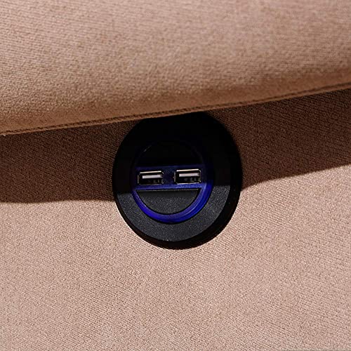 Sillón Reclinable Eléctrico Botón de Reemplazo del Sofá, Silla Elevadora Auricular de Control Manual Control Remoto con Cable USB Dual Reparación de Sofá Eléctrico Interfaz de Carga USB Doble Redo