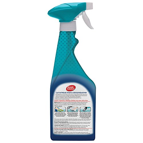 Simple Solution removedor de manchas y olores de gato Extreme, 500 ml