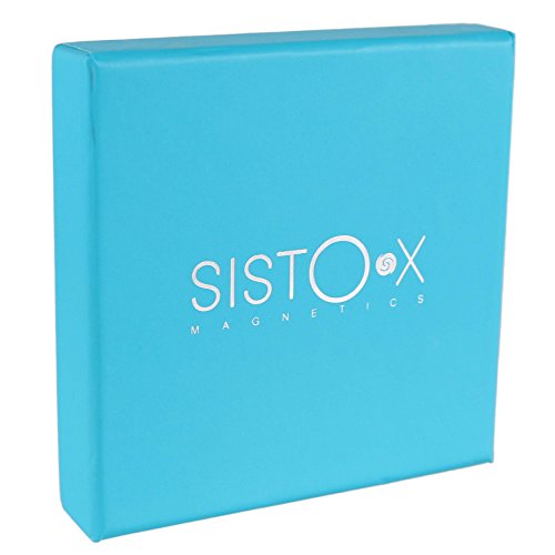 SISTO-X® - Pulsera magnética con diseño de cobre envejecido, 6 imanes, natural