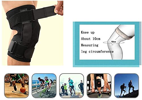 SJKZ Rodilla Apoyo de la Ayuda de la Manga de compresión - for Dolor de Las articulaciones, Artritis, tendinitis, Correr, se Pone en Cuclillas, Deportes, la estabilización de 3 Piezas Luz 1023