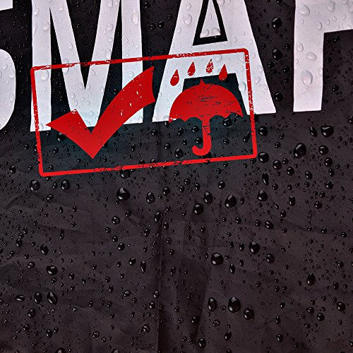 Smarcy Funda Protector para Moto, Cubierta para Moto / Motocicleta Resistente al Agua a Prueba de UV, Color Negro XXL