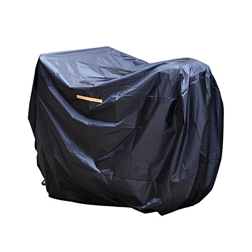 Smarcy Funda Protector para Moto, Cubierta para Moto / Motocicleta Resistente al Agua a Prueba de UV, Color Negro XXL