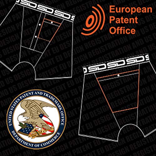 Smuggling Duds SD Pro Range Compression Shorts by Fitted Soft Cool Quick Dry Sports Training Shorts for Men - Groin Protector Guard Pocket Pouch - Carbon Digi - Small