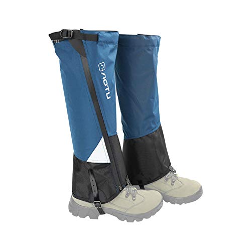 SNIIA Polainas De Senderismo Impermeable para Botas De Nieve para Hombres Y Mujeres, Polainas para Senderismo, Raquetas De Nieve, Caza, Escalada, Correr, Polainas De Tela Oxford Antidesgarro