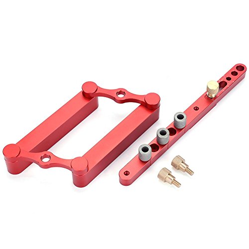 Socialme-eu Plantilla de Centrado Autocentrante Taladro Agujero Guía de Perforación Herramientas de Perforación Precisa de Carpintería de Bricolaje 6/8 /10mm