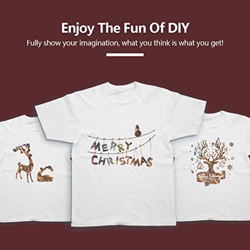 SOMOLUX HTV Glitter Lightning Pattern Iron on Vinyl Bundle Easy to Weed Heat Transfer Vinyl para camisetas de 30,5 x 25,4 cm, 5 colores surtidos 5 hojas paquete